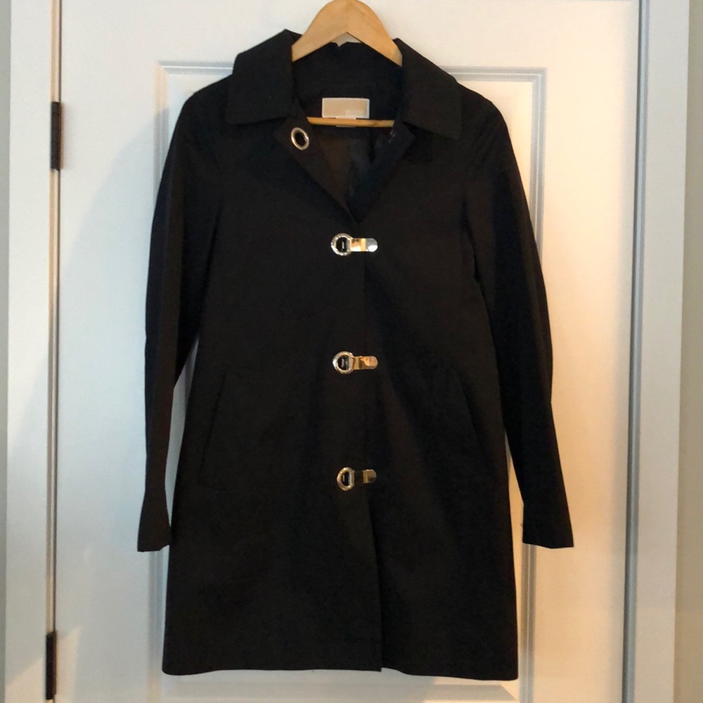 Michael Kors Silver Toggle Raincoat - image 1